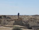 PICTURES/Bisti Badlands in De-Na-Zin Wilderness/t_Second Stop - George on Outcrop2.jpg